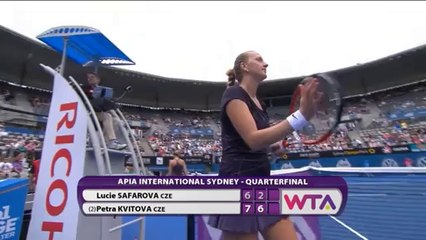 Kvitova v Safarova - Apia International, QF