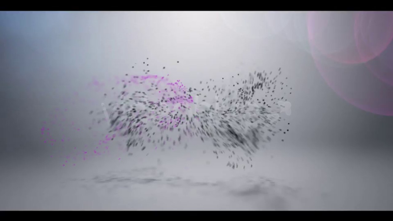 Text Particle Logo Reveal - After Effects Template
