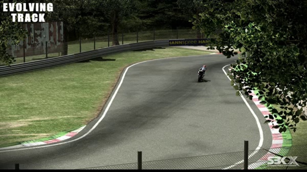 SBK X - Evolving track