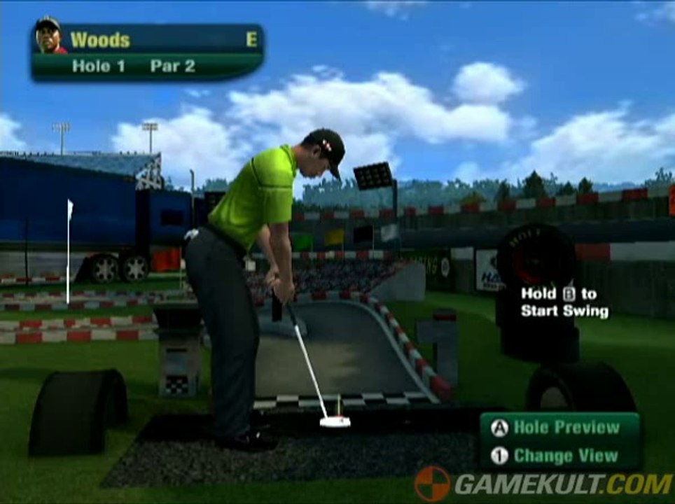 Tiger Woods PGA Tour 11 - Tiger vs Raczilla (mini golf)