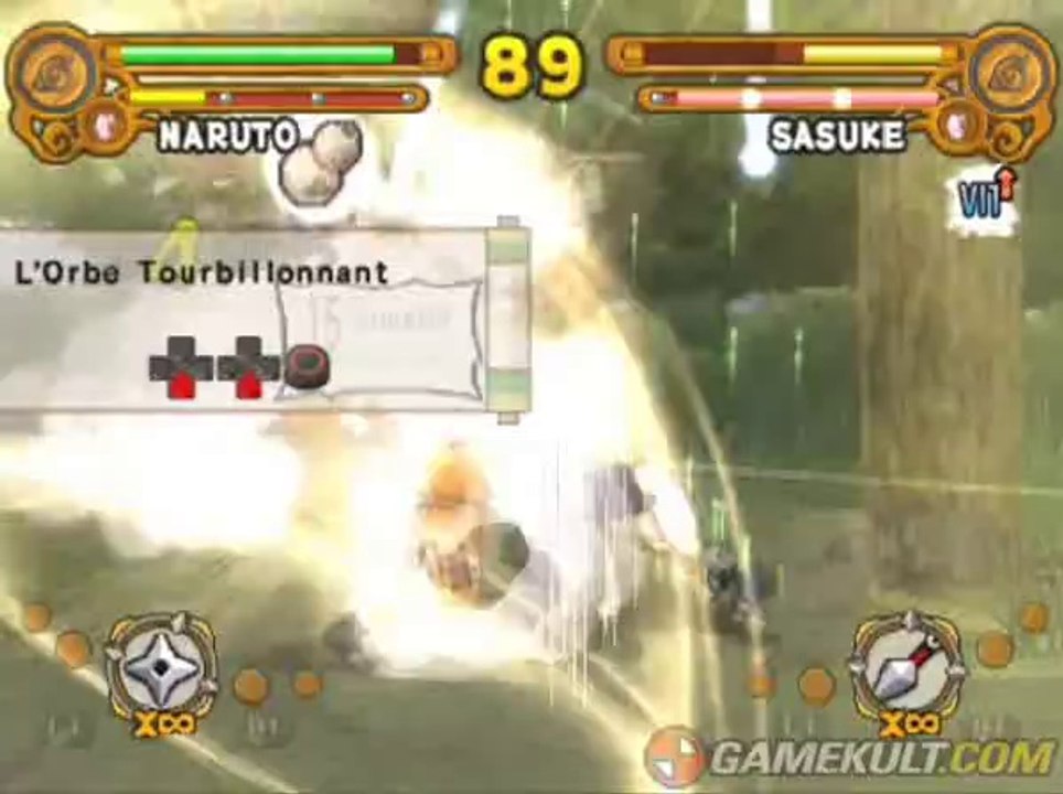 Naruto : Ultimate Ninja 3 - Naruto corrige Sasuke