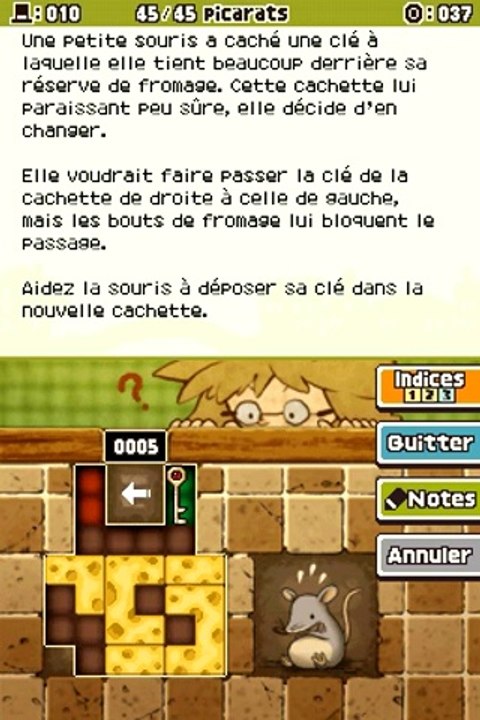 Professeur Layton et l'Appel du Spectre - Enigme 10 : Fromage à la clé