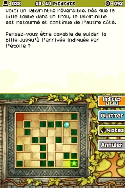 Professeur Layton et l'Appel du Spectre - Enigme 38 : Dédale réversible 1