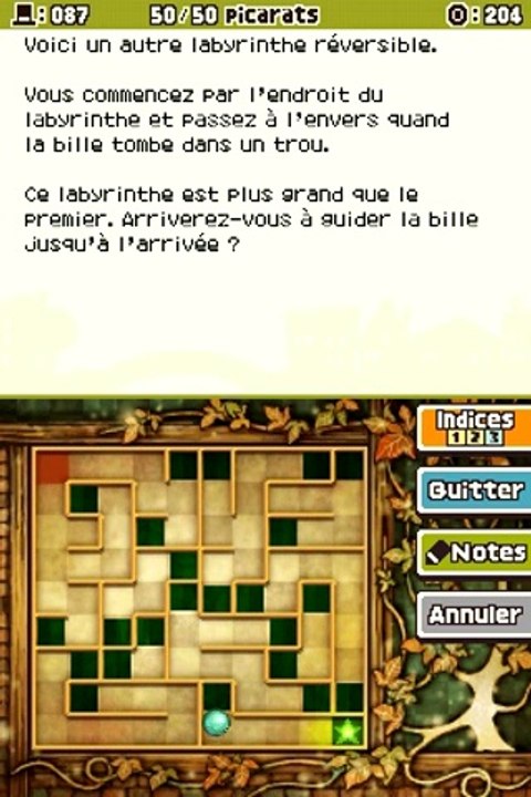 Professeur Layton et l'Appel du Spectre - Enigme 87 : Dédale réversible 2