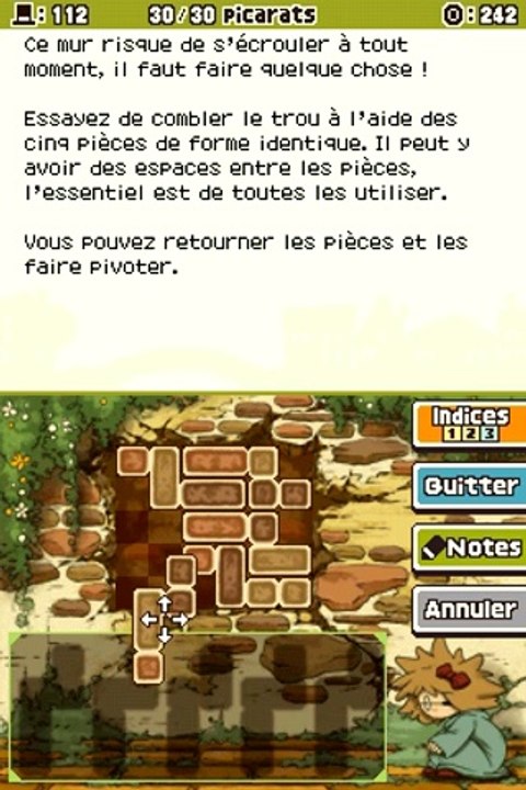 Professeur Layton et l'Appel du Spectre - Enigme 112 : Briques-à-brac