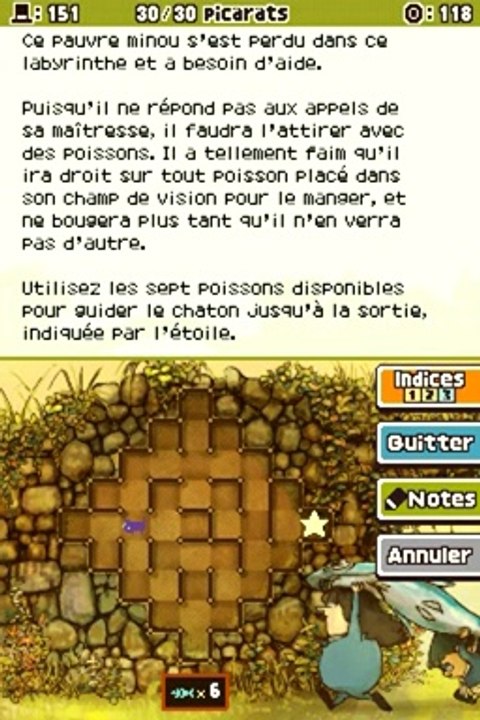 Professeur Layton et l'Appel du Spectre - Enigme 151 : Minou, minou !
