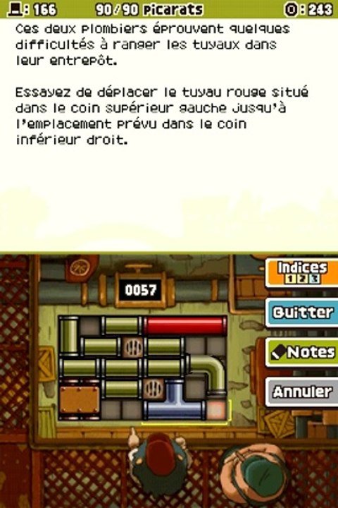 Professeur Layton et l'Appel du Spectre - Enigme 166 : Plombier embrouillé