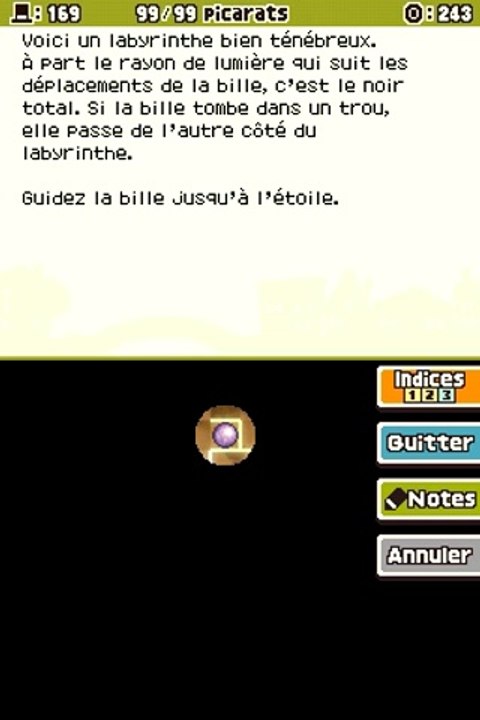 Professeur Layton et l'Appel du Spectre - Enigme 169 : Dédale obscur