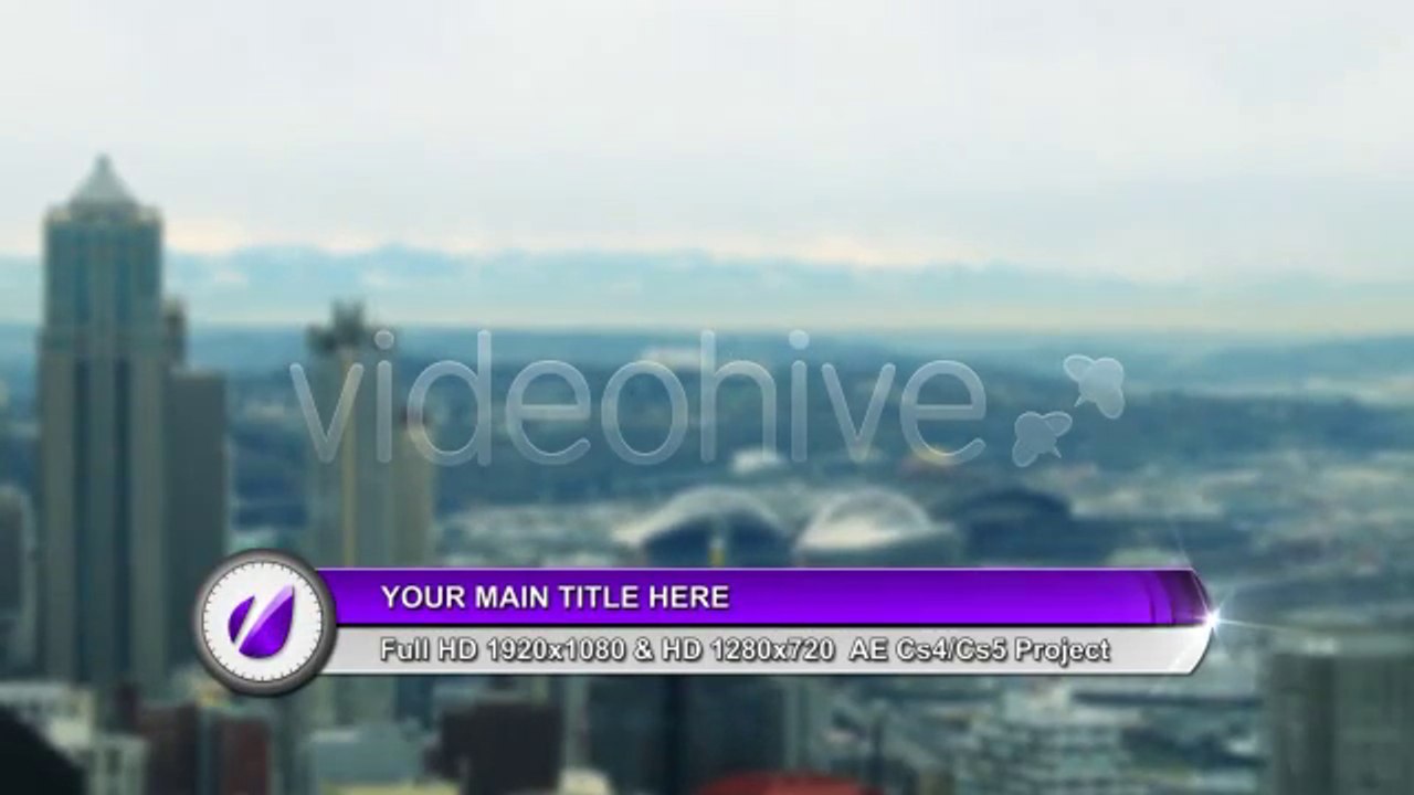 Blink Light Lower Third - After Effects Template