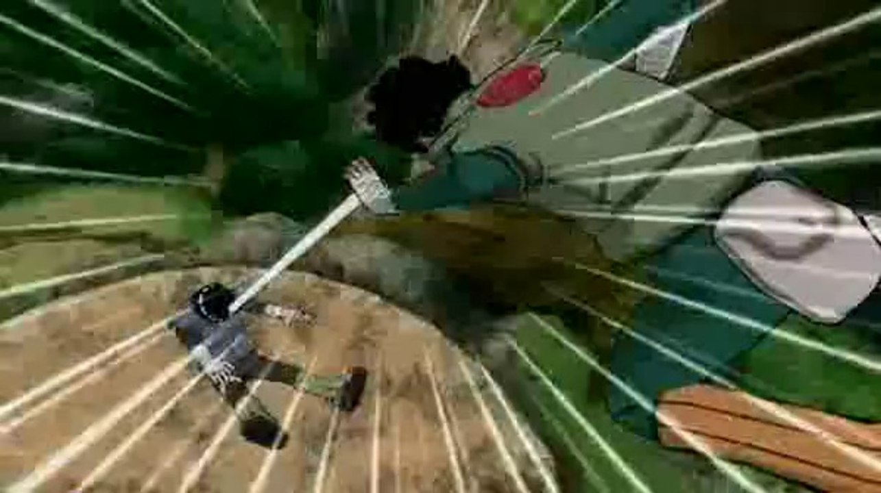 NARUTO Shippuden : Clash of Ninja Revolution 3 European Version - La Team Guy en action