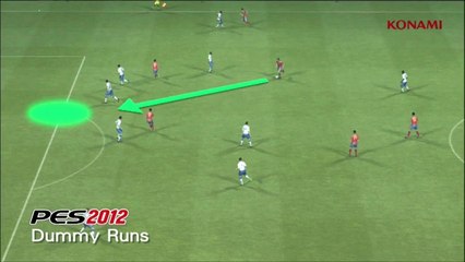 Pro Evolution Soccer 2012 - Gameplay : Dummy runs