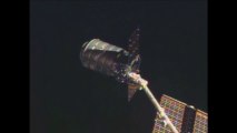 [Antares] Cygnus ORB-1 Spacecraft Captured by Robotic Arm