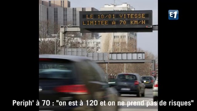 Périph' à 70 : on est à 120 et on ne prend pas de risque