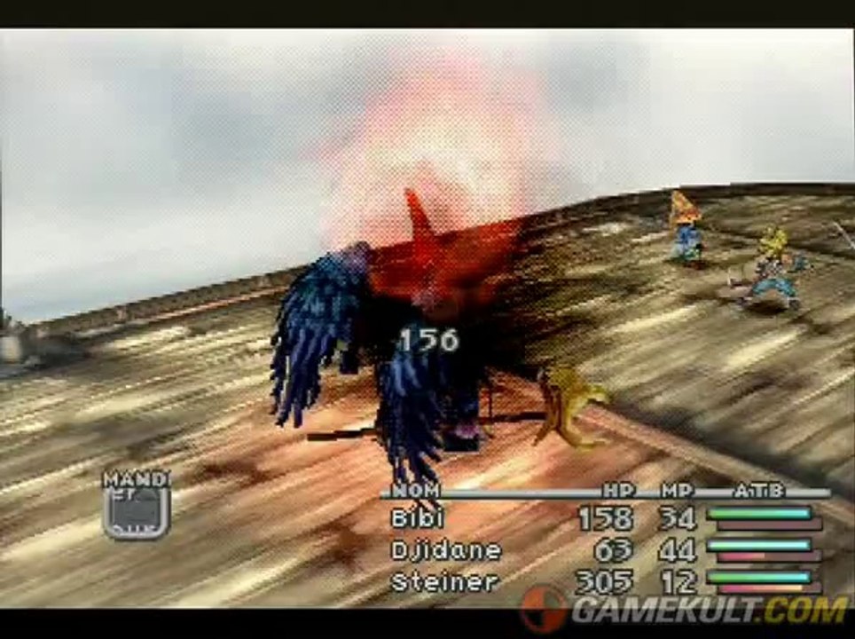 Final Fantasy IX - Combat à 3 contre un Valseur