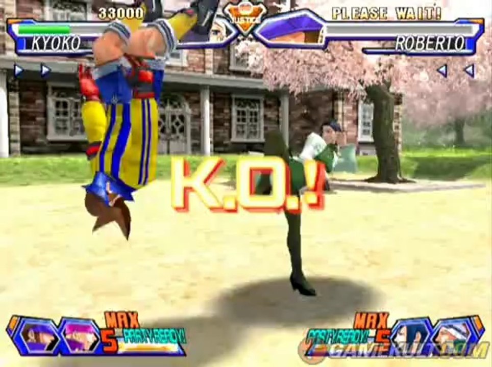 Project Justice : Rivals Schools 2 - Kyoko humilie Roberto