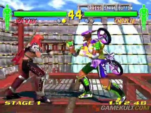 Fighting Vipers 2 - Raxel domine Charlie