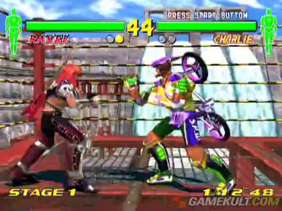 Fighting Vipers 2 - Raxel domine Charlie