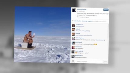 Alexander Skarsgård se retrouve nu au Pôle Sud