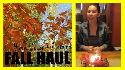 Fall Inspired Haul: Home Decor & Clothing (10.16.13)