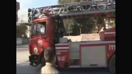 Palmiye'de mahsur kaldı