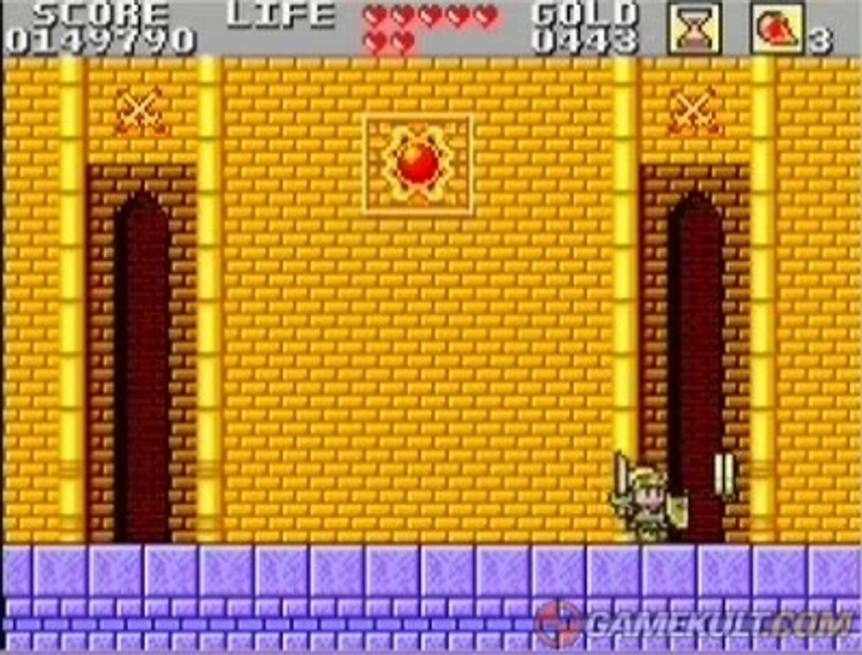 Wonder Boy in Monster Land - Le sphinx owned