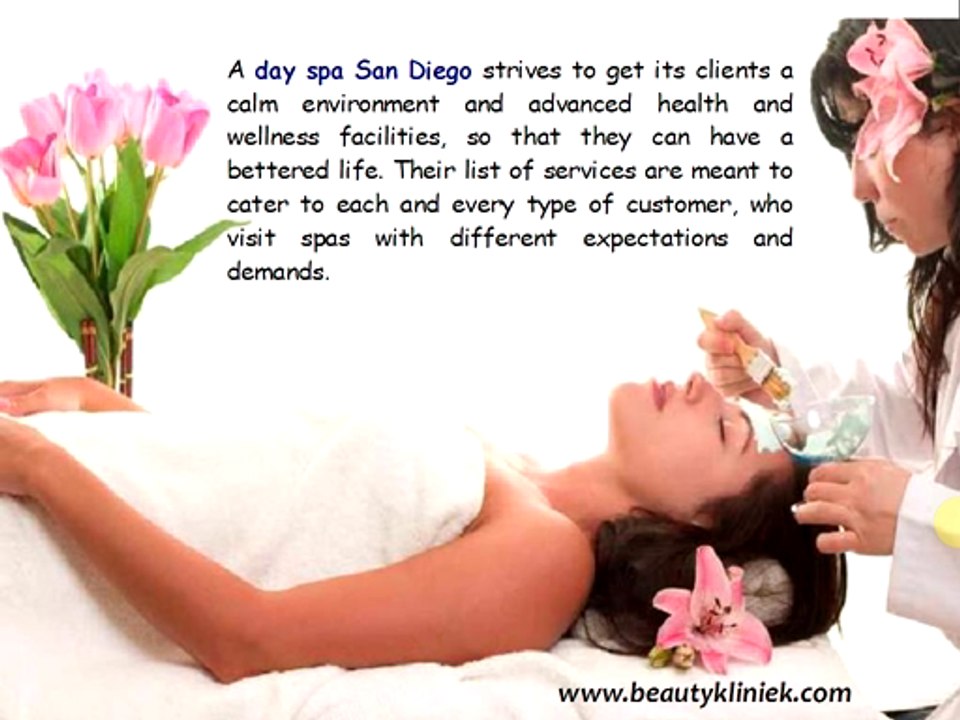 Different types of Services offered by Day Spa in San Diego