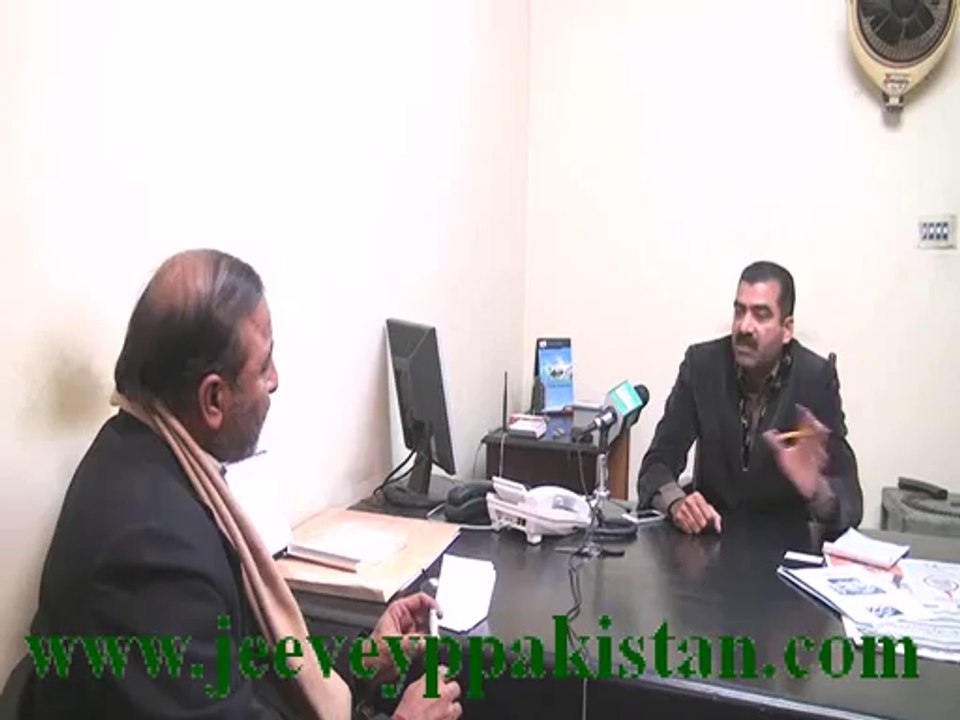 Mr. Zaheer Ahmed Bhutta Chairman Lahore industries Association Township ( Quaid e Azam Industrial Area Lahore) talking with Jeevey Pakistan.