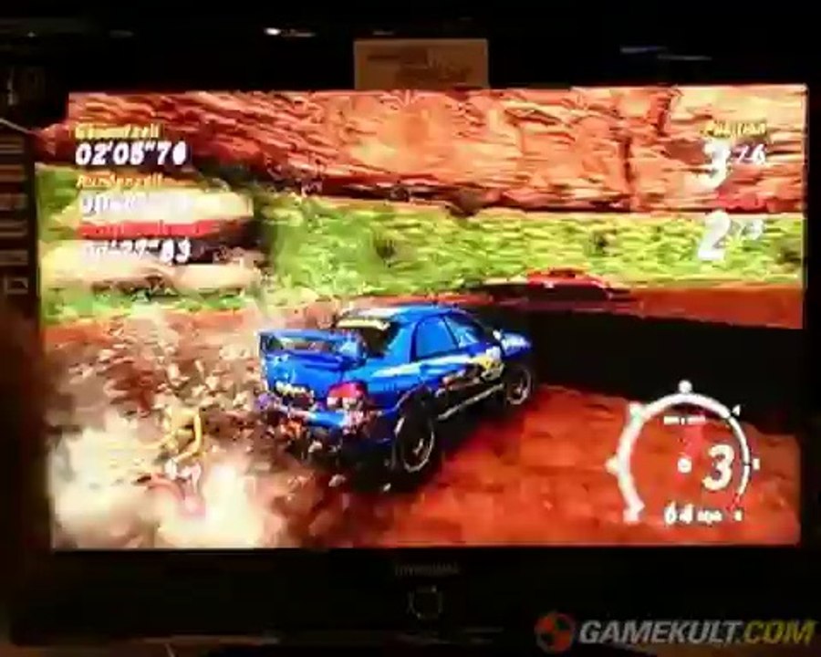 Sega Rally - Gameplay à la GC 2007