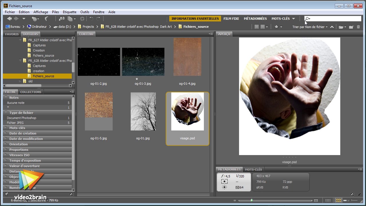 Atelier créatif avec Photoshop : Le Dark Art : trailer | video2brain.com