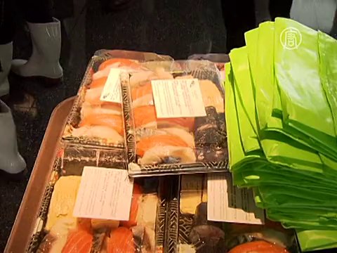 Рекорд Гиннесса по мозаике из суши побит в Гонконге