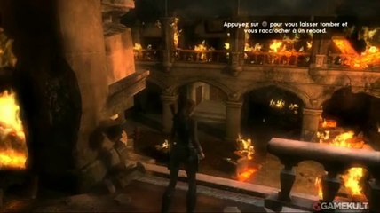 The Tomb Raider Trilogy - Lara on fire