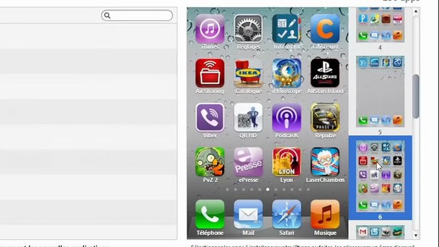 Vidéo Tuto : organisez les écrans d’accueil de l’iPhone et/ou iPad depuis iTunes 11