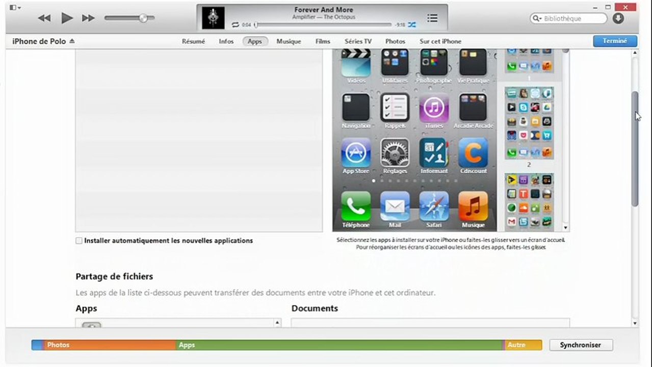 Vidéo Tuto : sauvegarder les documents des applications iOS depuis iTunes 11