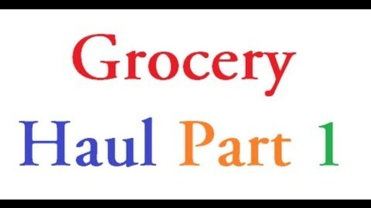 03.01.13 (Grocery Haul Trip #1)