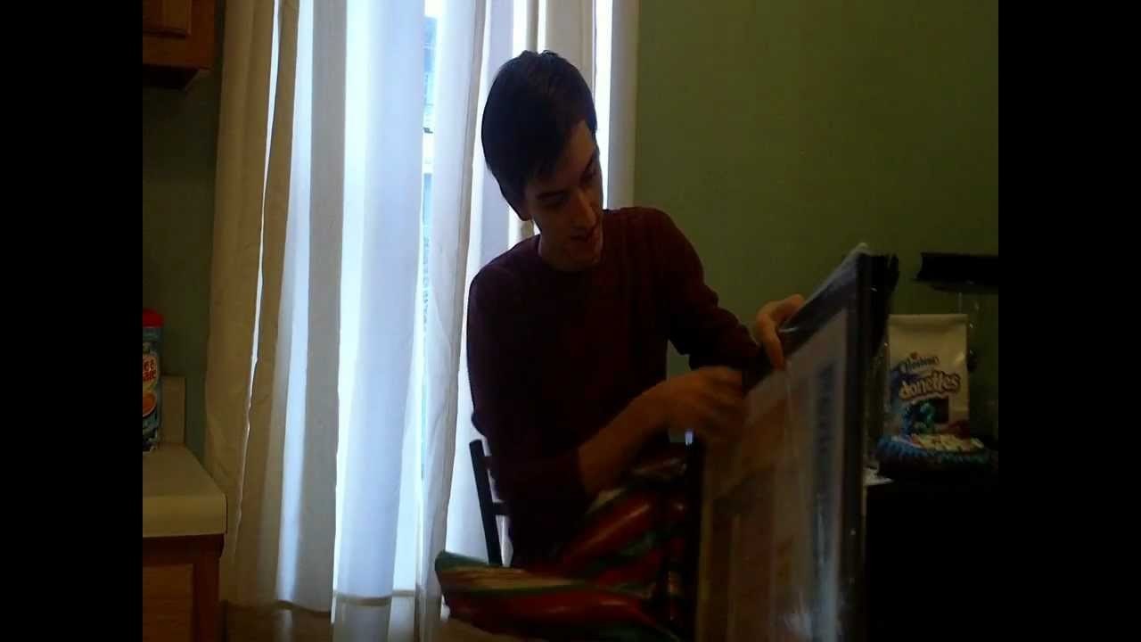Cake,candles, and presents .mp4