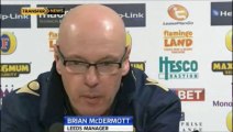 Brian McDermott talks about  Cameron Stewart and Jimmy Kebe #LUFC