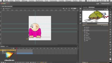 Tutoriel Flash CC : Créer une tête cartoon | video2brain.com