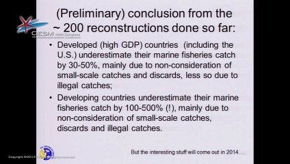 Daniel Pauly - CIESM Panel on Fishery Governance