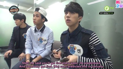 VIXX QTV Behind the Scene 4 - Ken's drawing skills