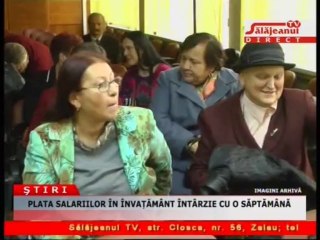 PLATA SALARIILOR DIN INVATAMANT INTARZIE CU O SAPTAMANA