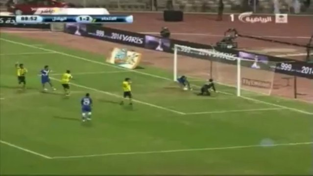 ‫هدف الهلال الثاني ضد الاتحاد في الجولة 17 من دوري عبداللطيف جميل‬‎
