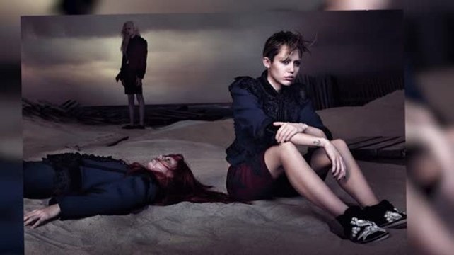 Miley Cyrus Modeling For Marc Jacobs