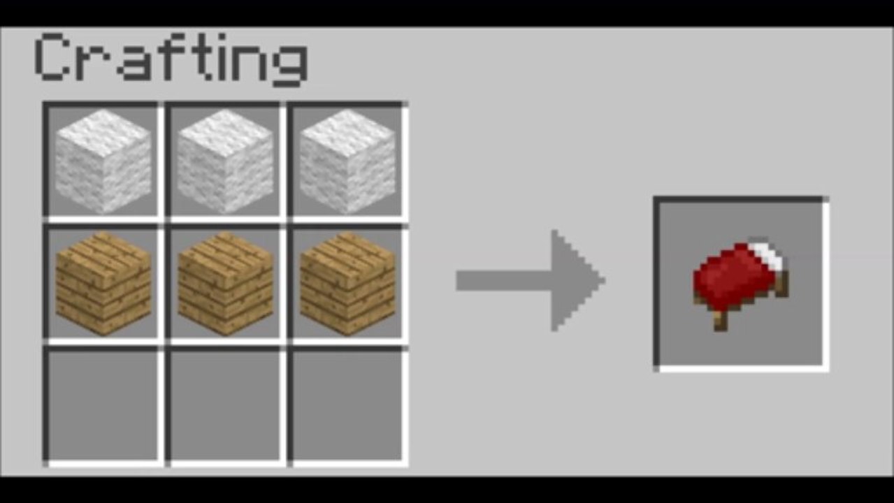 tuto Minecraft lit
