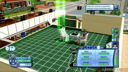 Les Sims 3 - Séquence intello à la bibliothèque