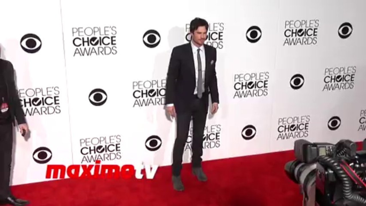 Ian Somerhalder PCA 2014 Red Carpet