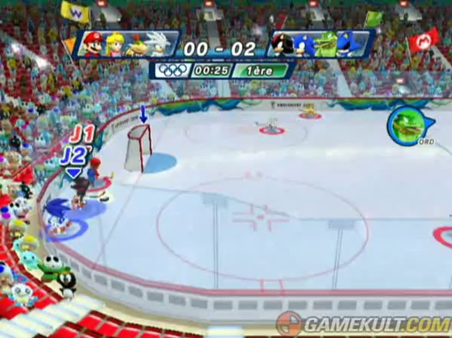 Mario & Sonic aux Jeux Olympiques d'Hiver - Mario Strikers Charged Hockey -  Vidéo Dailymotion