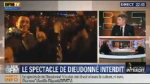 Le Soir BFM: Le spectacle de Dieudonné est interdit - 09/01 1/2