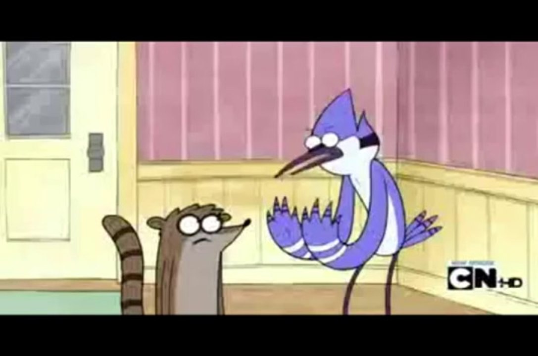 Rigby le pide su último favor a Mordecai. - YouTube