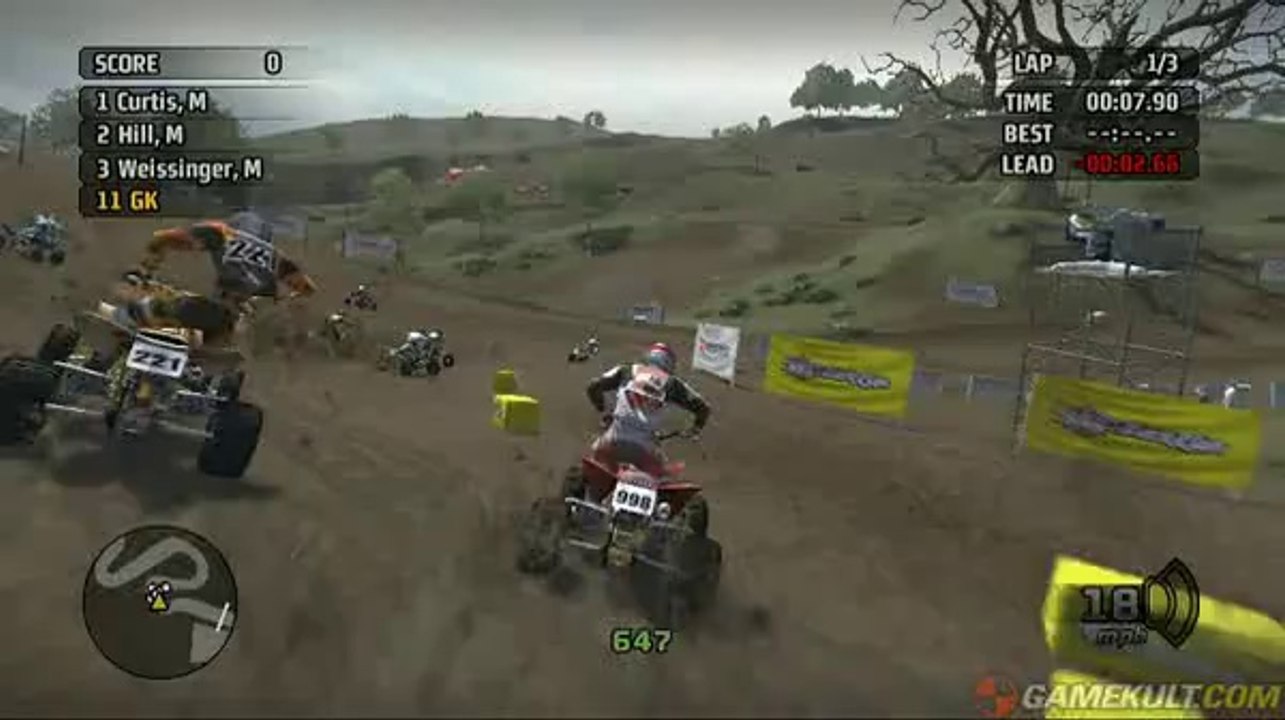 MX vs. ATV : Extrême Limite - Dans la boue