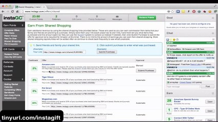 InstaGC - Earn Tons of Free Gift Cards - iPhone_Android_Web